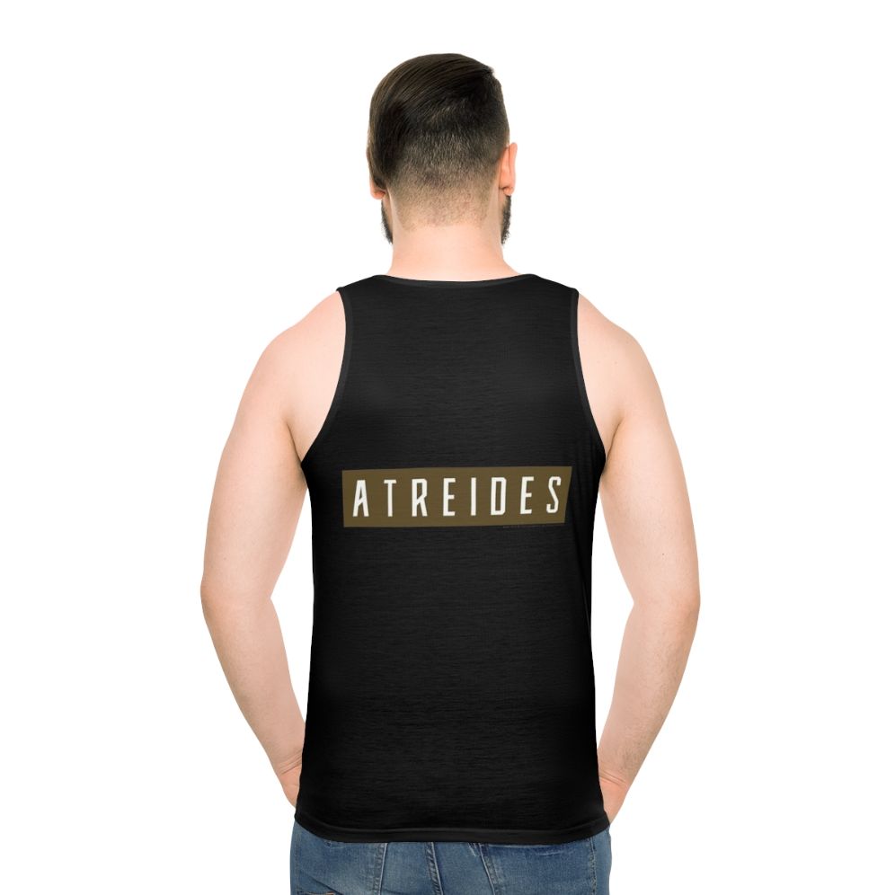 Dune House Atreides Unisex Tank Top with Horizontal Banner Design