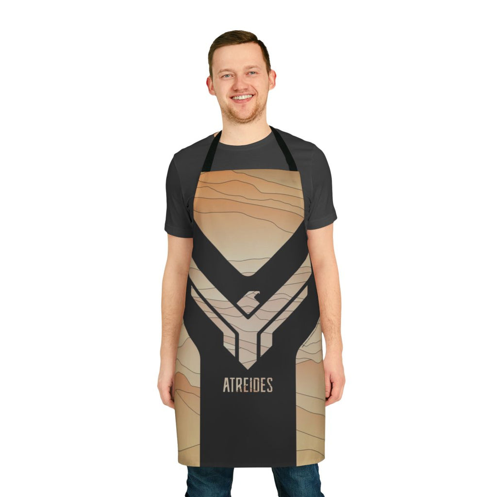 Dune-inspired apron featuring a unique fan art design
