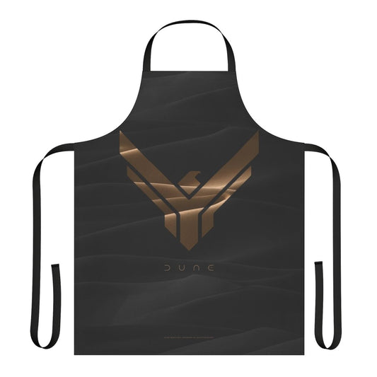 Dune-Inspired Apron with Sci-Fi Desert Design