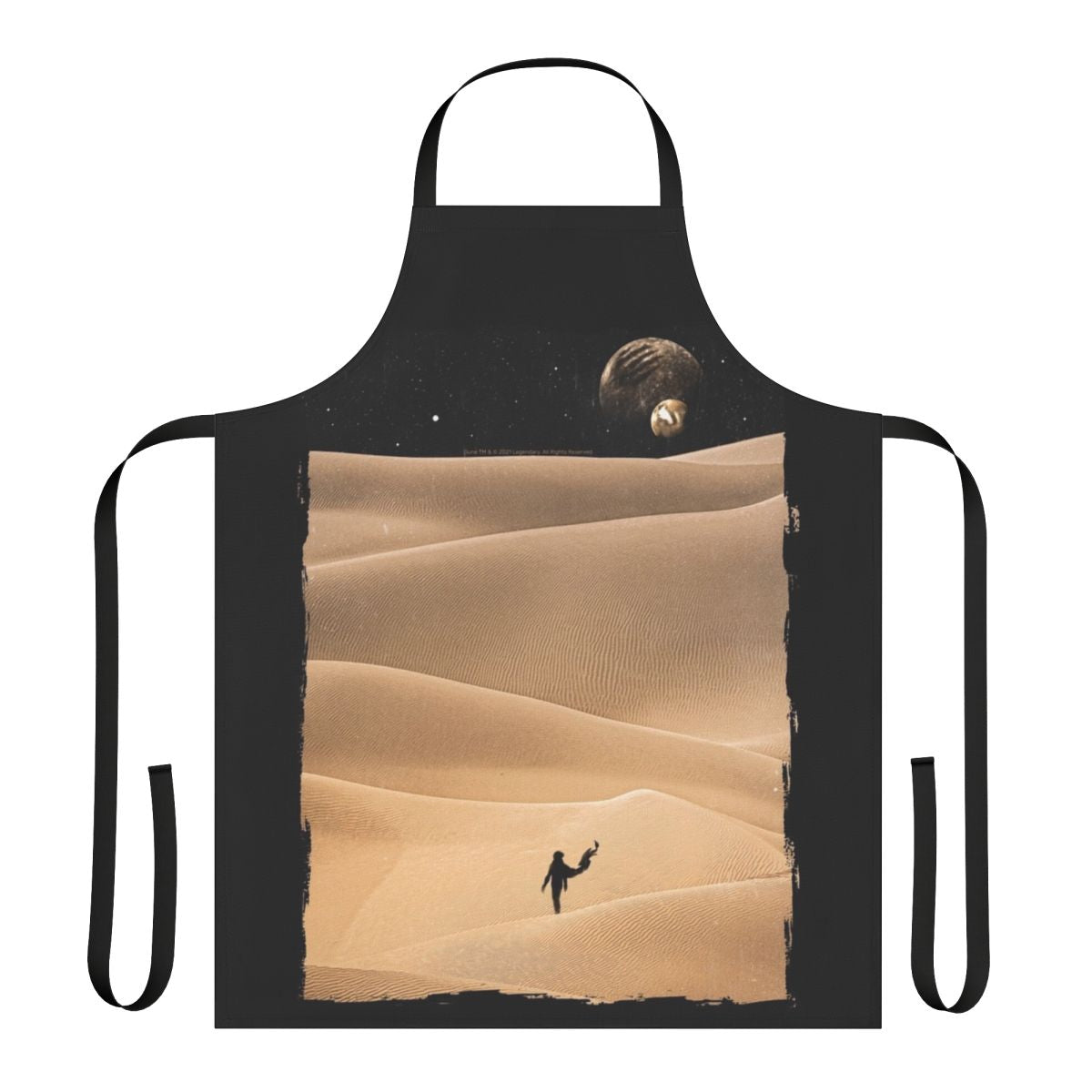 Dune-inspired apron featuring a unique sci-fi design for fans of the Dune franchise