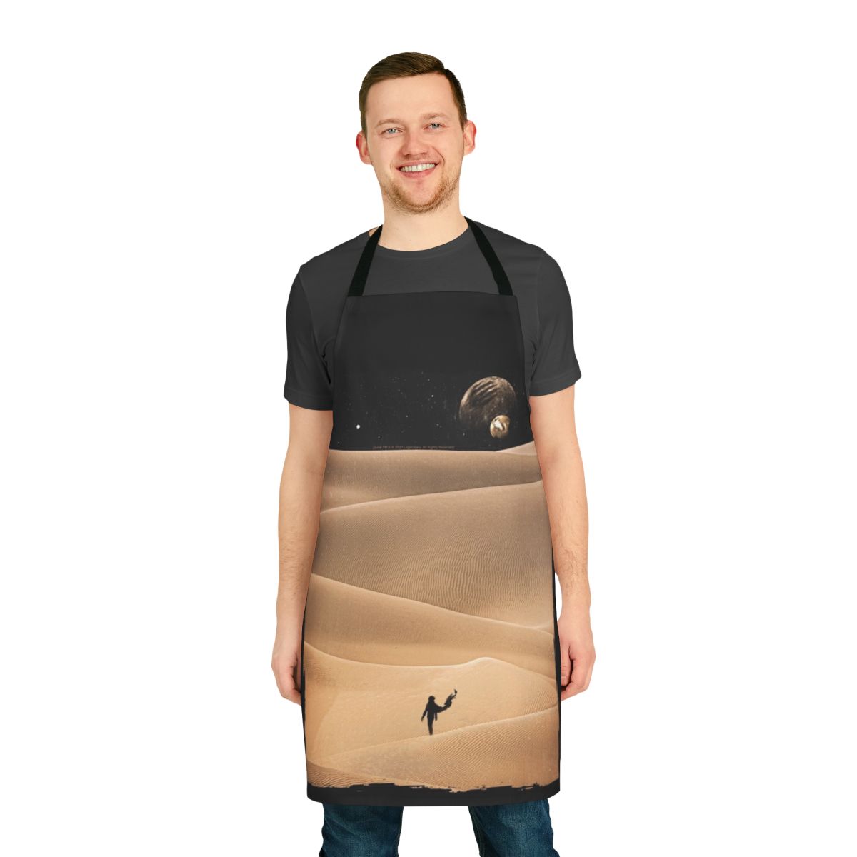 Dune-inspired apron featuring a unique sci-fi design for fans of the Dune franchise