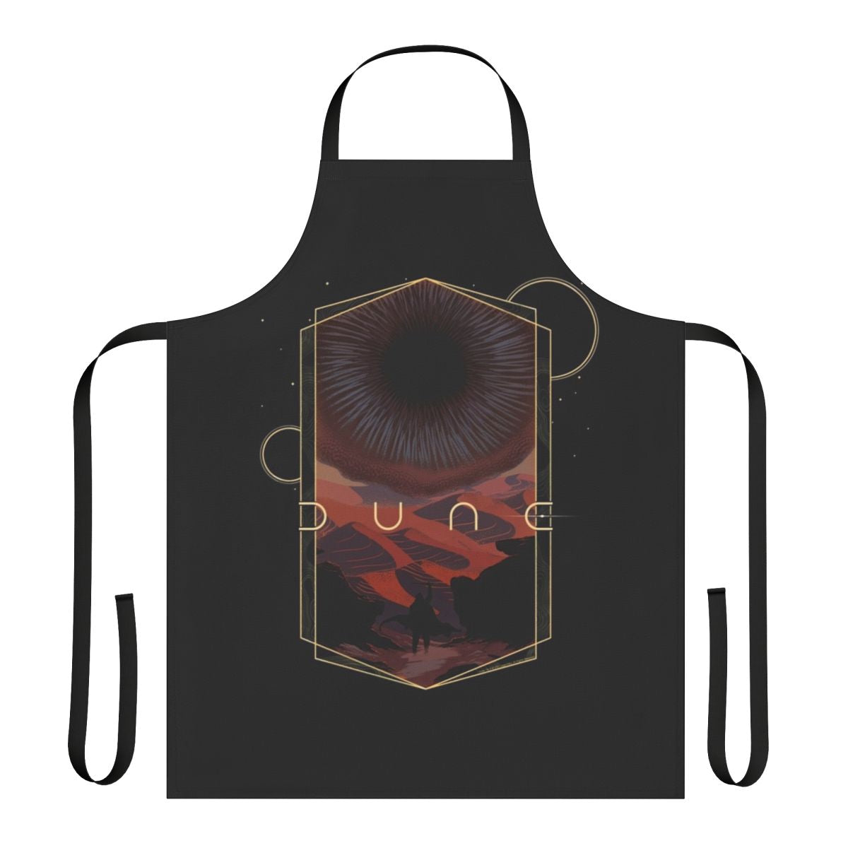 Dune-themed apron with intricate science fiction artwork