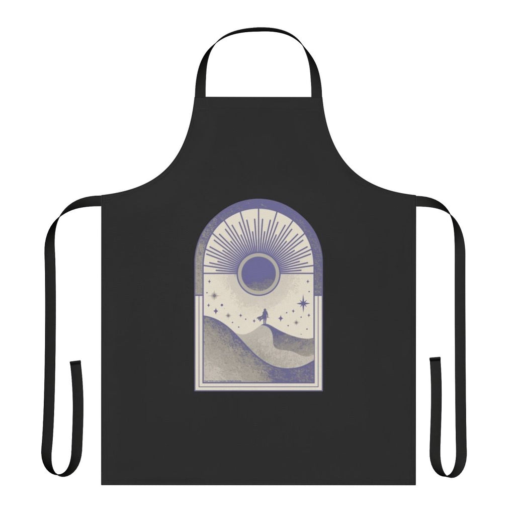 Arrakis desert-themed apron with Dune-inspired design and imagery
