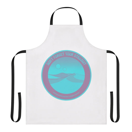 Dune-inspired Arrakis desert apron featuring the iconic stillsuit design