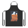 Apron featuring a dune landscape with the moons of Arrakis from the Dune sci-fi franchise