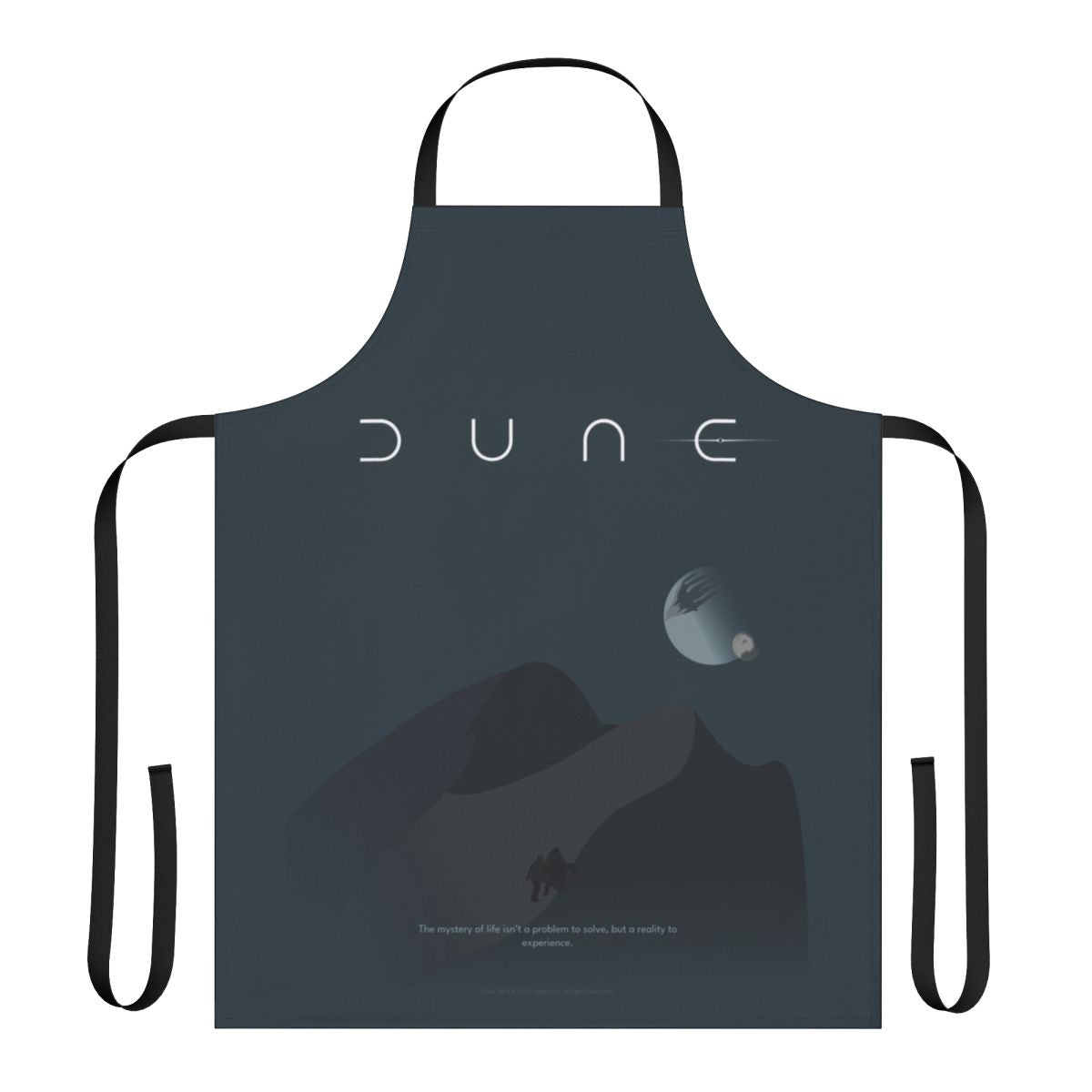 Dune-Inspired Arrakis Night Outs Apron featuring a moon and desert design