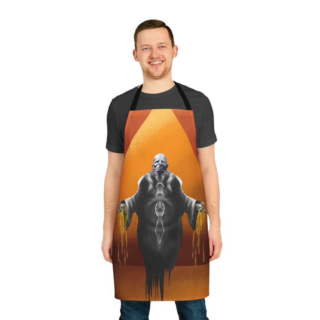 Stylized image of the Baron Harkonnen from Dune, printed on a high-quality apron.