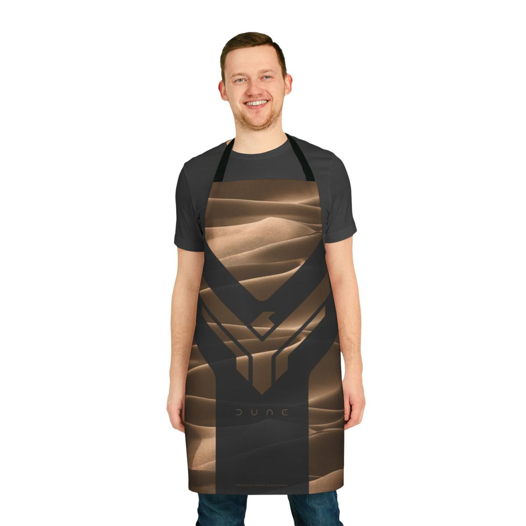 Dune-inspired decorative apron featuring the Atreides family crest design