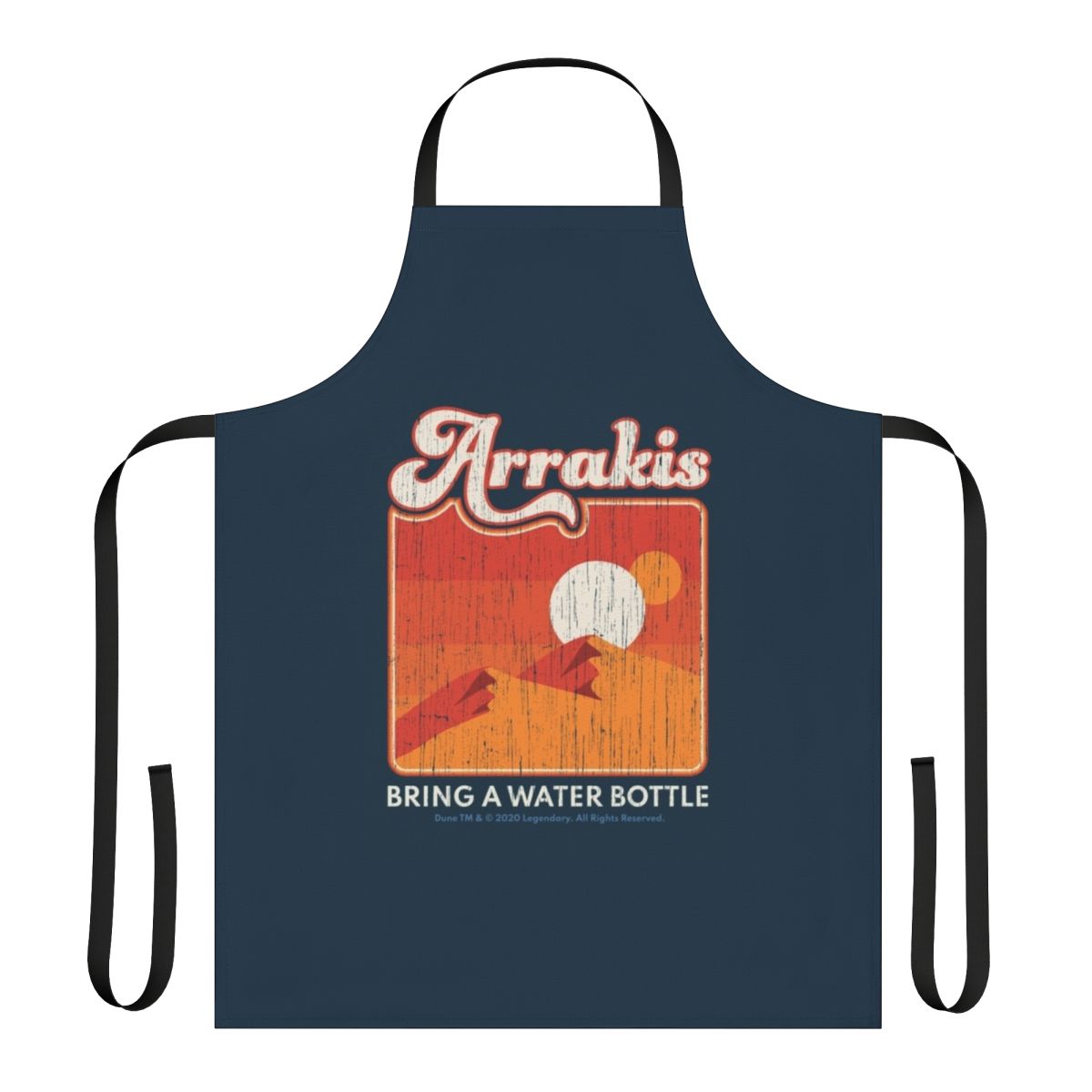 Dune 2020 inspired apron with Arrakis desert design