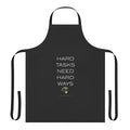 A durable, high-quality apron featuring the text "Hard Tasks Need Hard Ways" in a sci-fi style, inspired by the Dune universe.