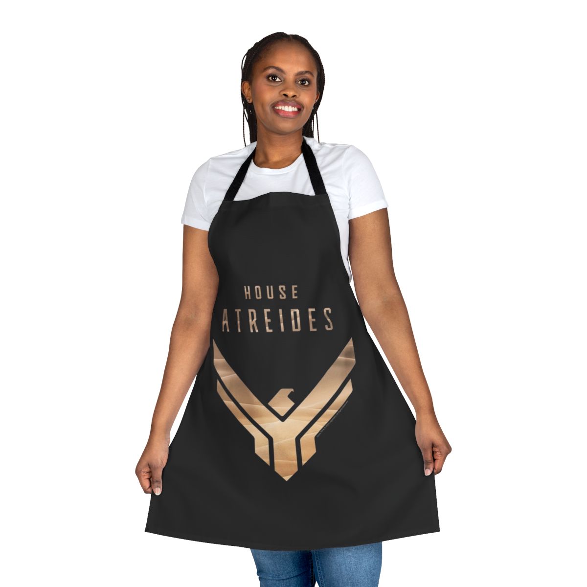 Dune-inspired House Atreides logo printed on a high-quality apron
