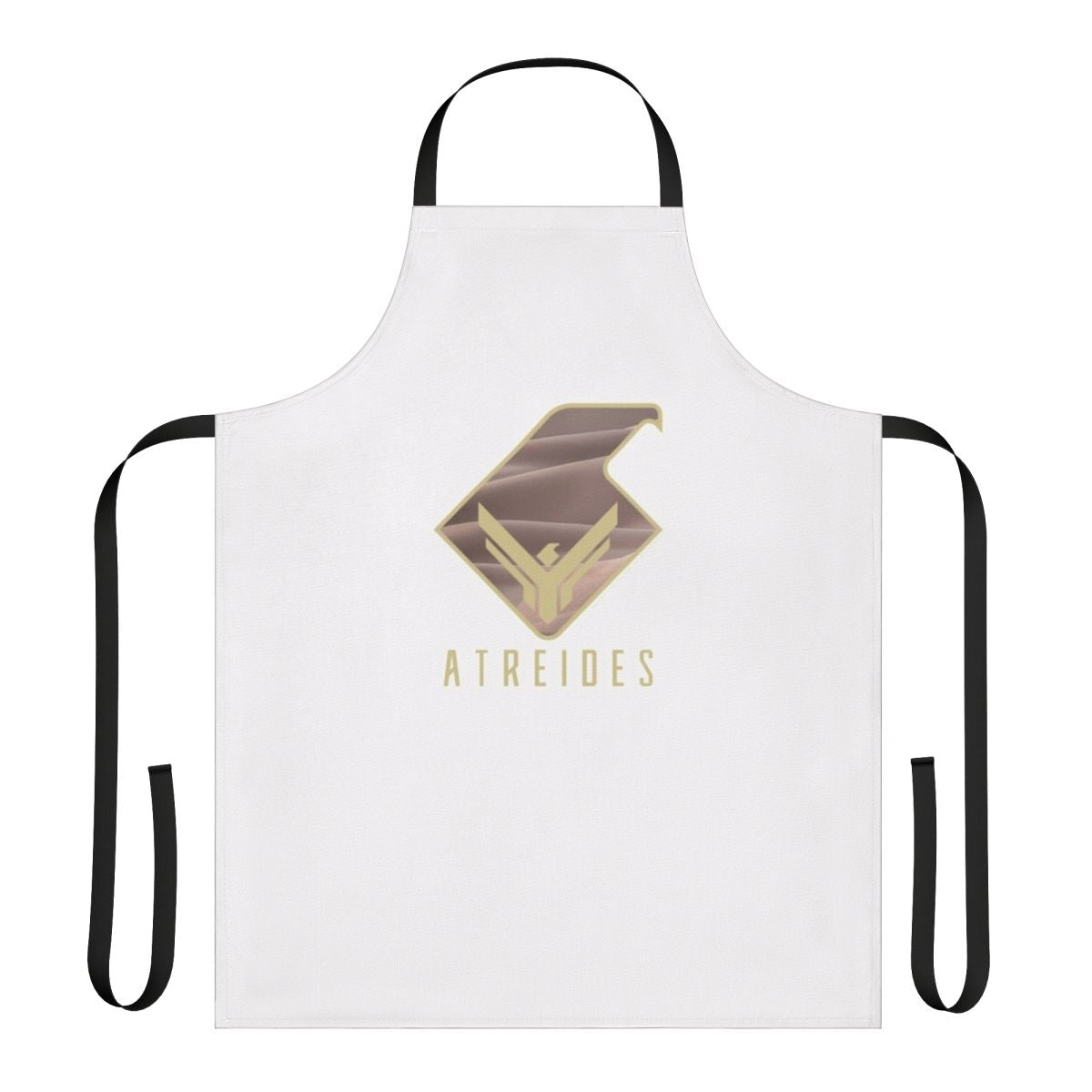 Dune-themed apron featuring a light image of the House Atreides hawk