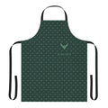 Dune-inspired House Atreides pattern apron with desert and sandworm imagery