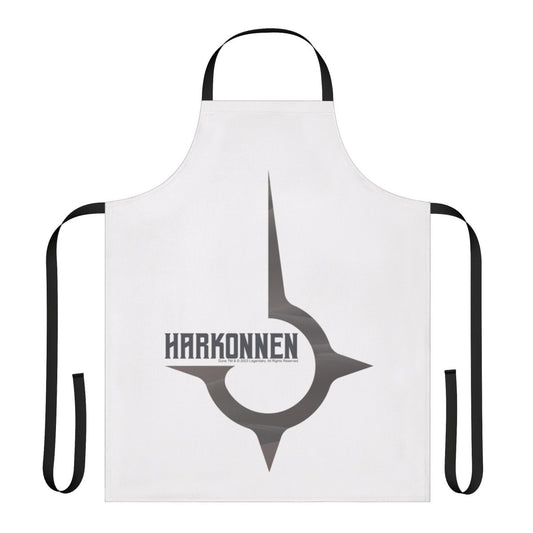 Dune-inspired House Harkonnen sci-fi apron with Orion design