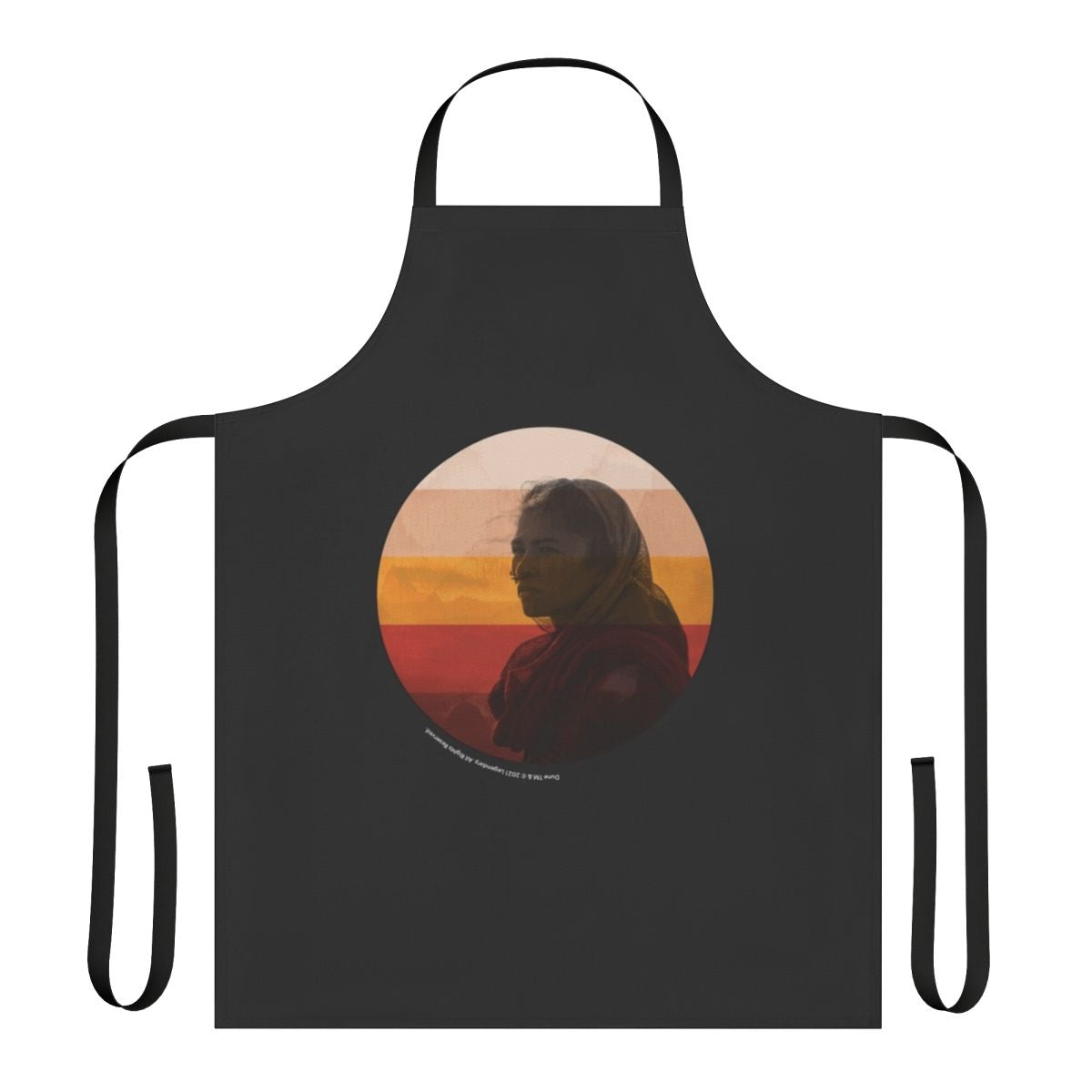 Dune-inspired inkpress artwork printed on a high-quality apron