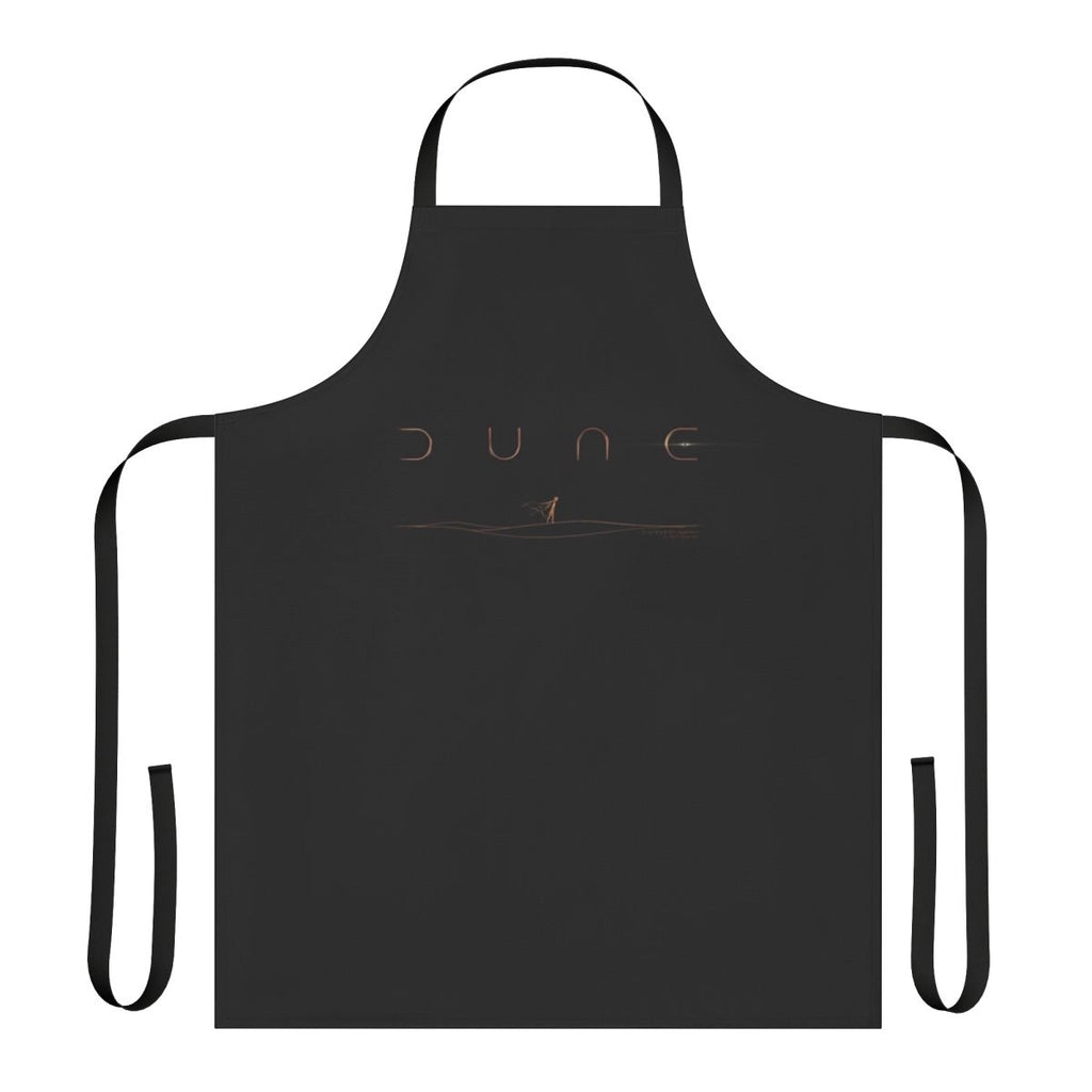 Dune-themed kitchen apron featuring iconic desert and sci-fi elements