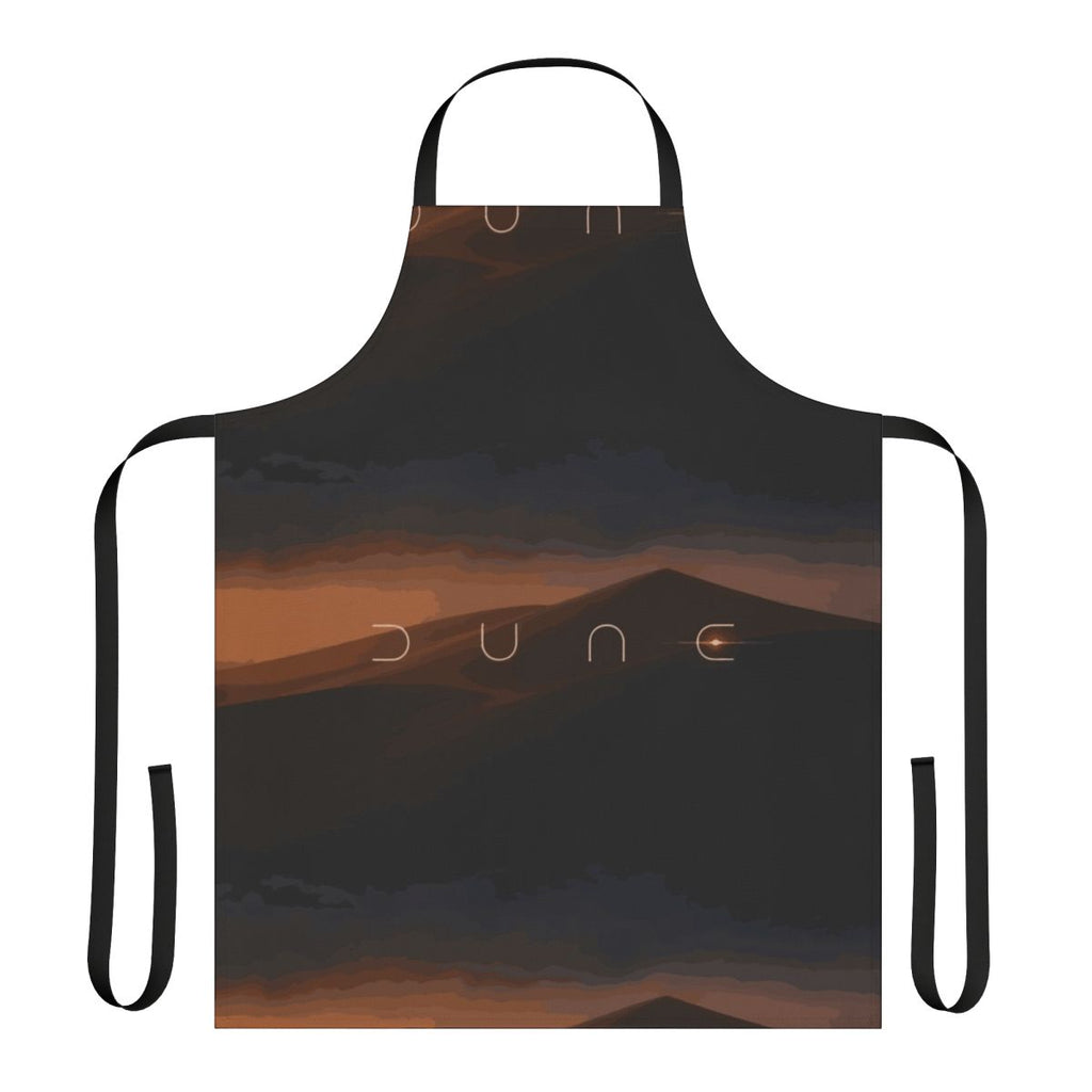 Dune-themed apron with desert landscape design