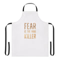 Dune inspired light apron featuring the iconic "Fear is the Mind Killer" quote