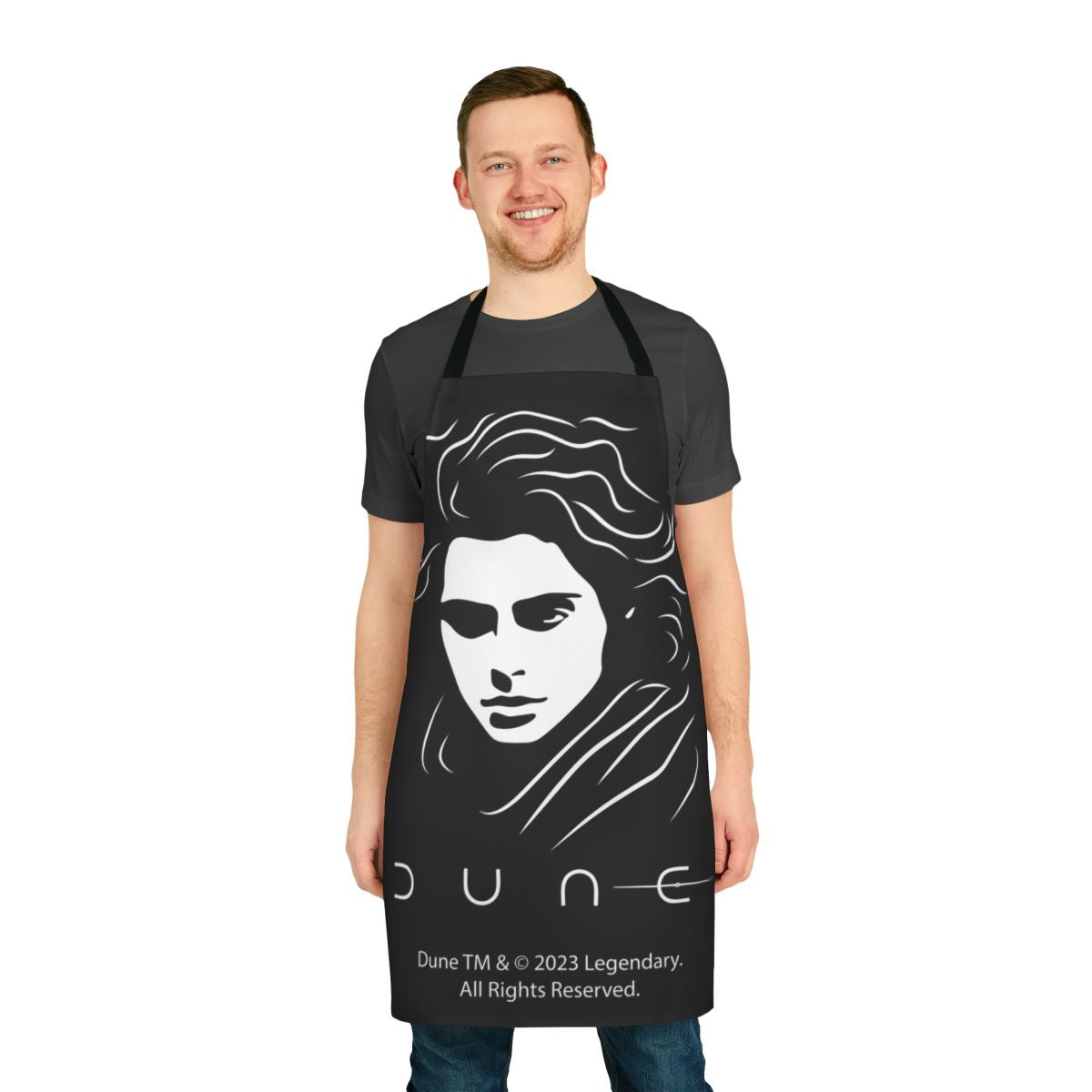 Dune-inspired apron featuring the character Paul Atreides from the Dune movie