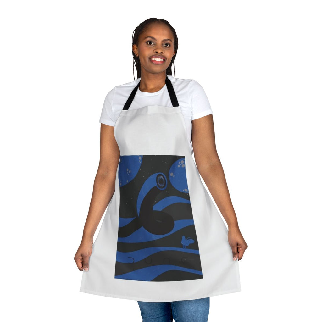 Dune-themed apron featuring a sandworm and Arrakis desert landscape