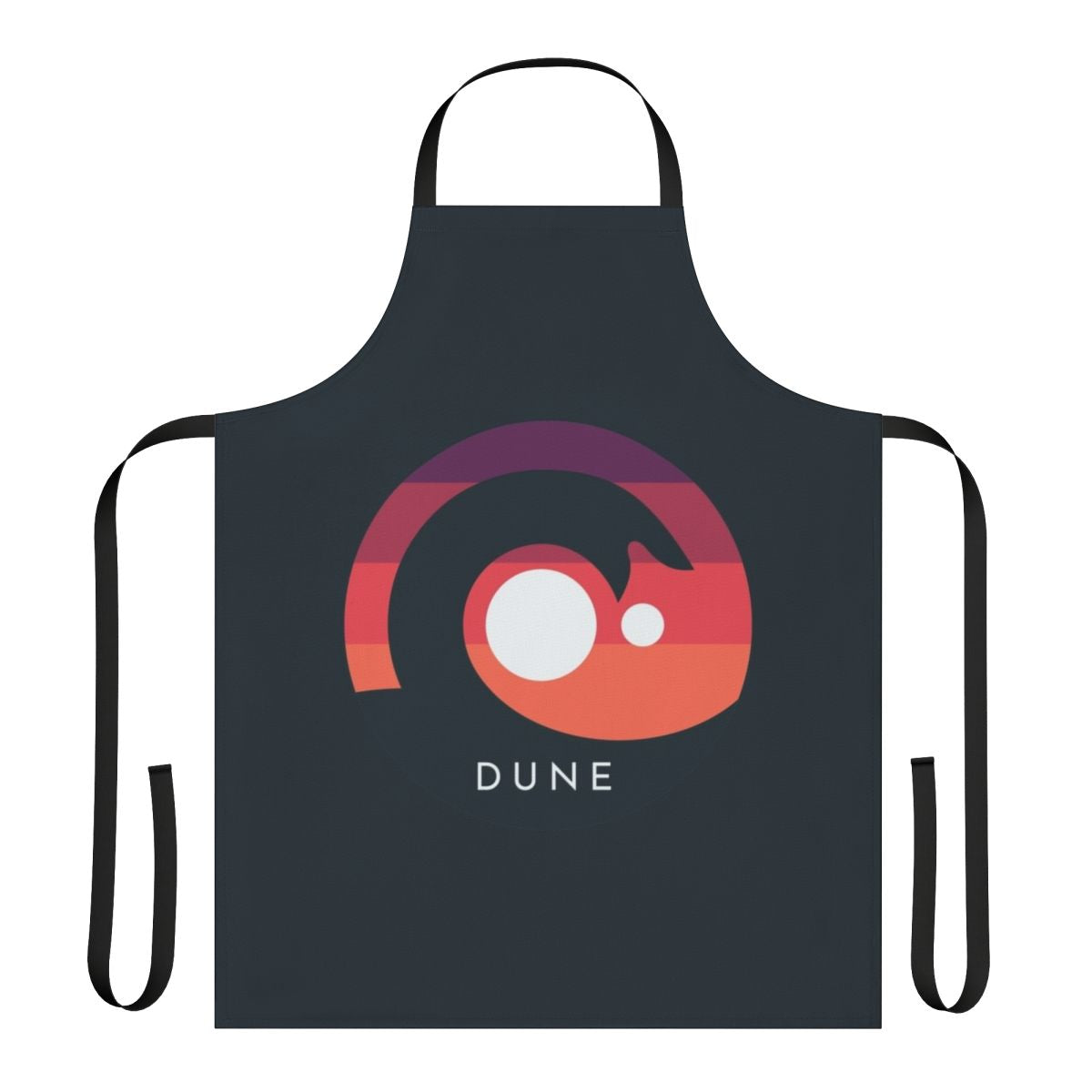 Dune-inspired sandworm apron featuring the iconic worm creature from the desert planet Arrakis