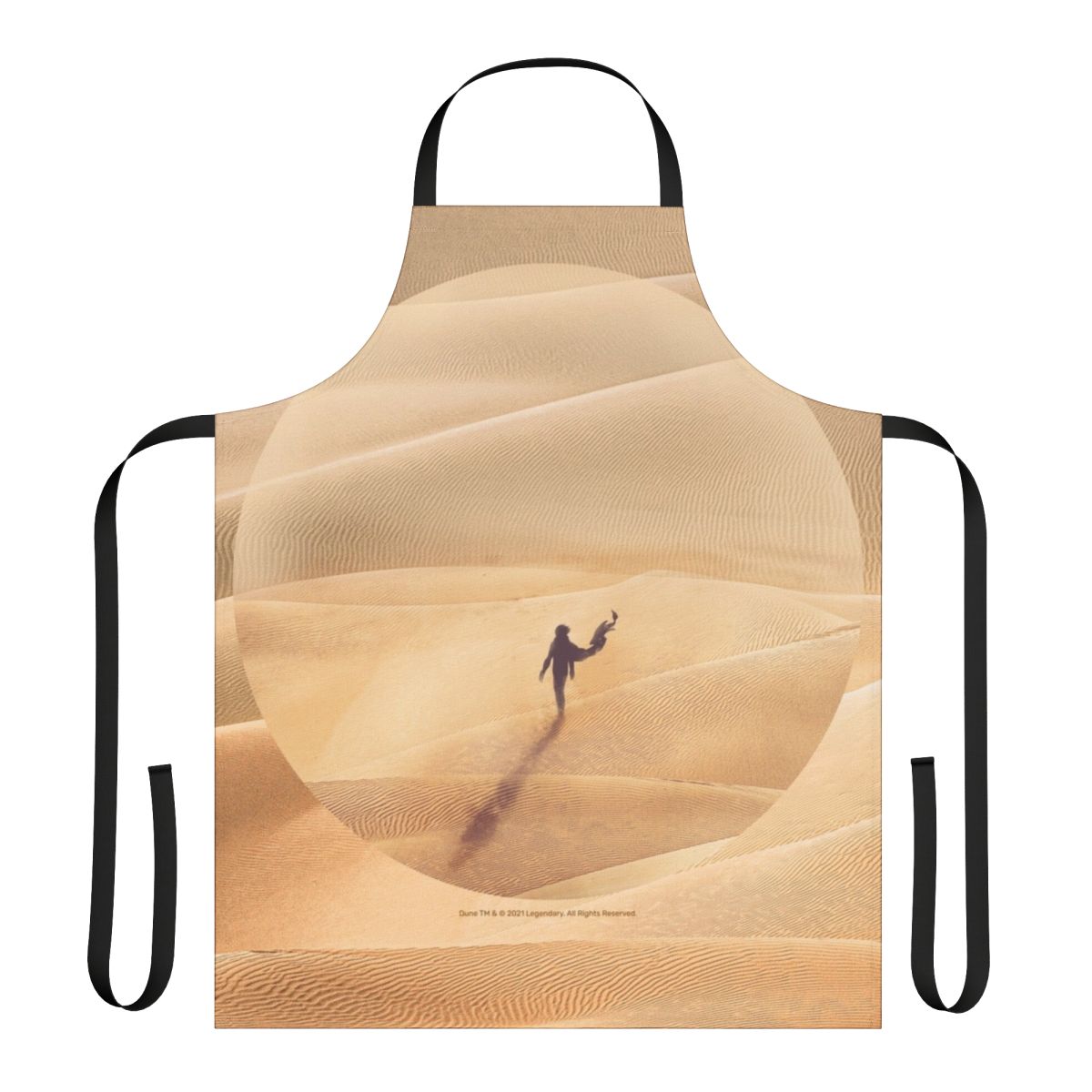 Dune-themed apron featuring the iconic Arrakis sand planet design