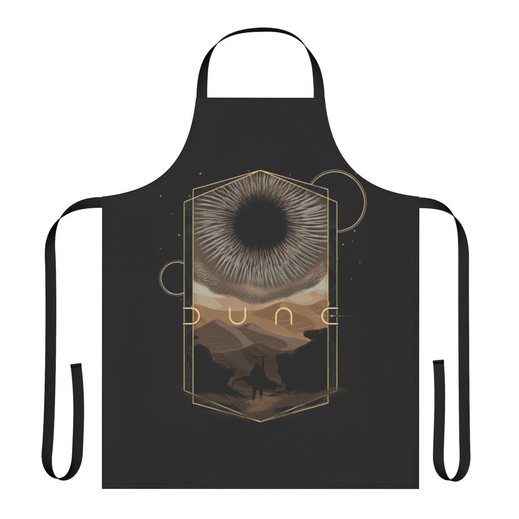 Dune-inspired apron featuring the iconic sand planet landscape