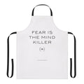 Dune-themed kitchen apron with the text "Fear Is The Mind Killer"