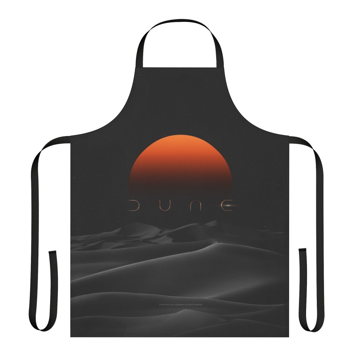 Dune-inspired sunset apron with a desert landscape design