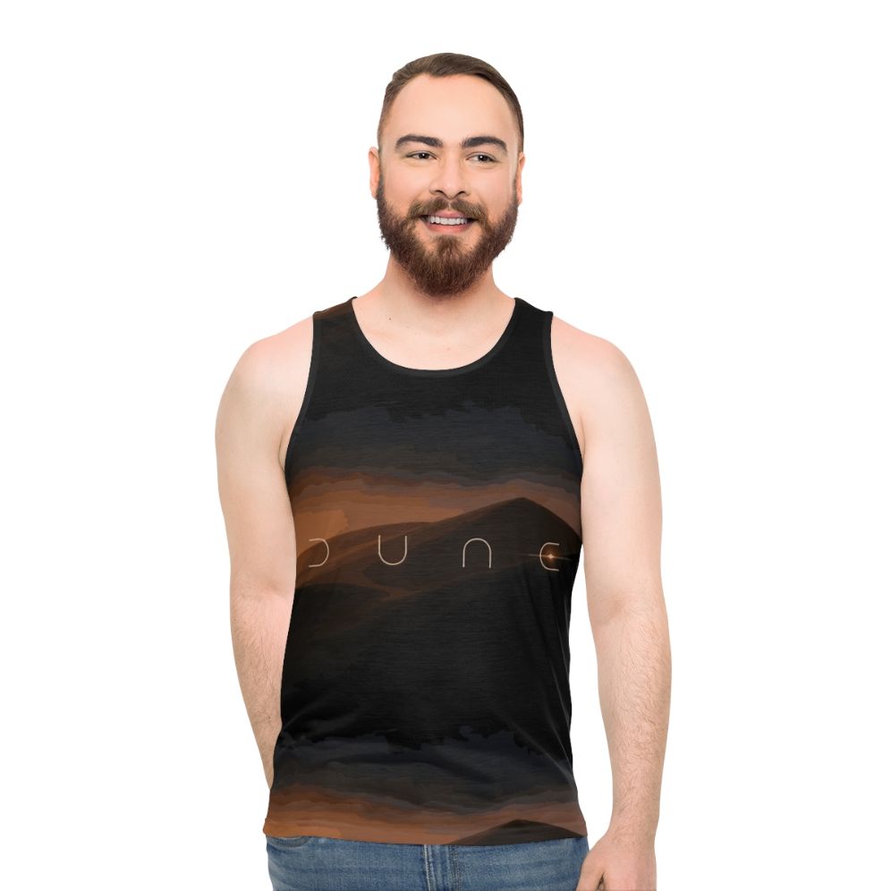 Dune landscape unisex tank top