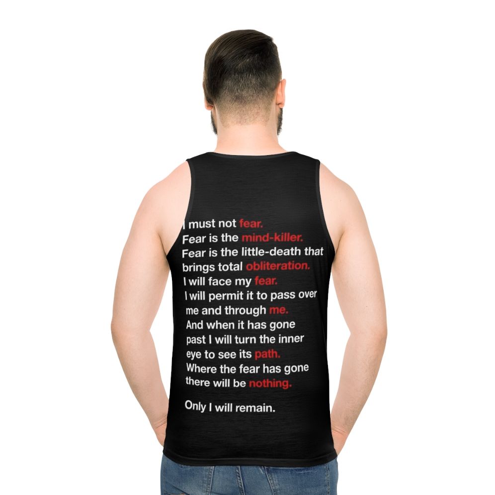 Dune Litany Against Fear Unisex Tank Top