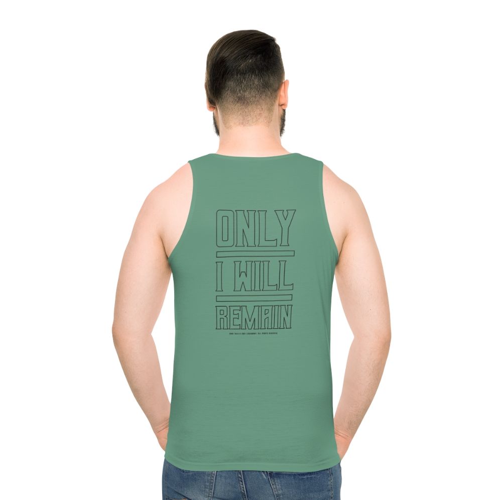 Dune "Only I Will Remain" Outline Unisex Tank Top
