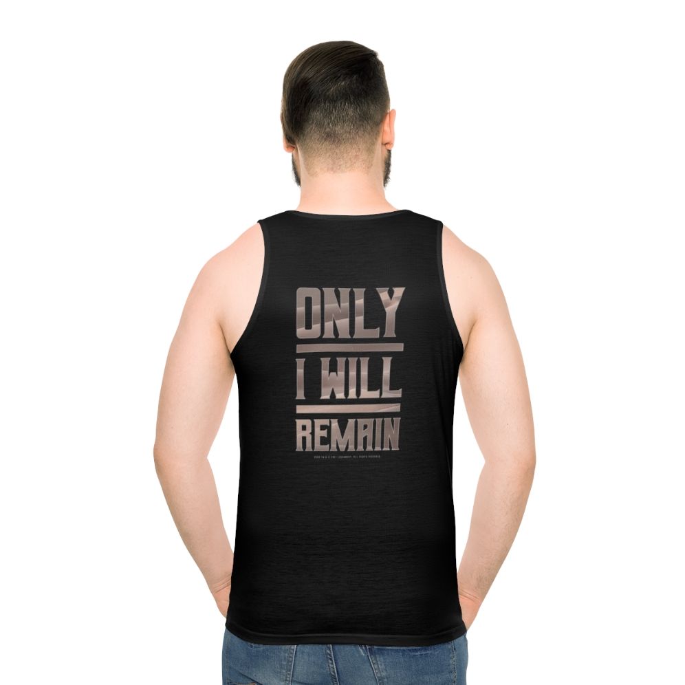 Dune inspired "Only I Will Remain" unisex tank top