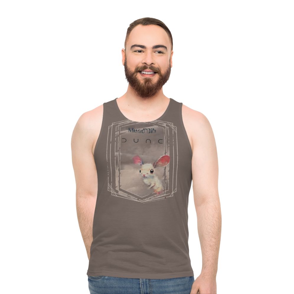 Dune Sand Mouse Unisex Tank Top