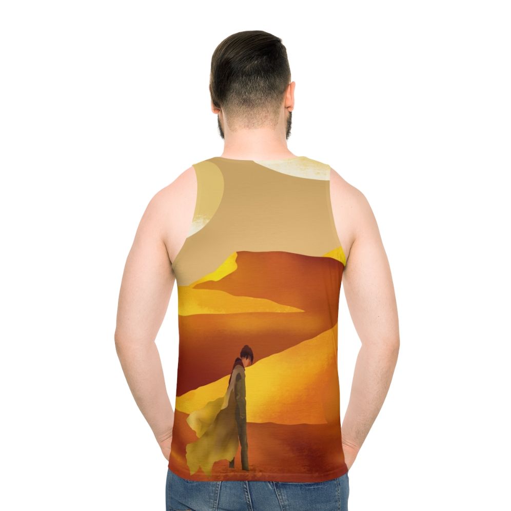 Dune sci-fi landscape unisex tank top