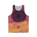 Dune inspired unisex tank top with Shai Hulud graphic design