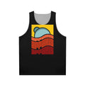 Dune movie inspired unisex tank top with Arrakis poster design