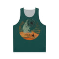 Dune Unisex Tank Top featuring Arrakis landscape and sandworm