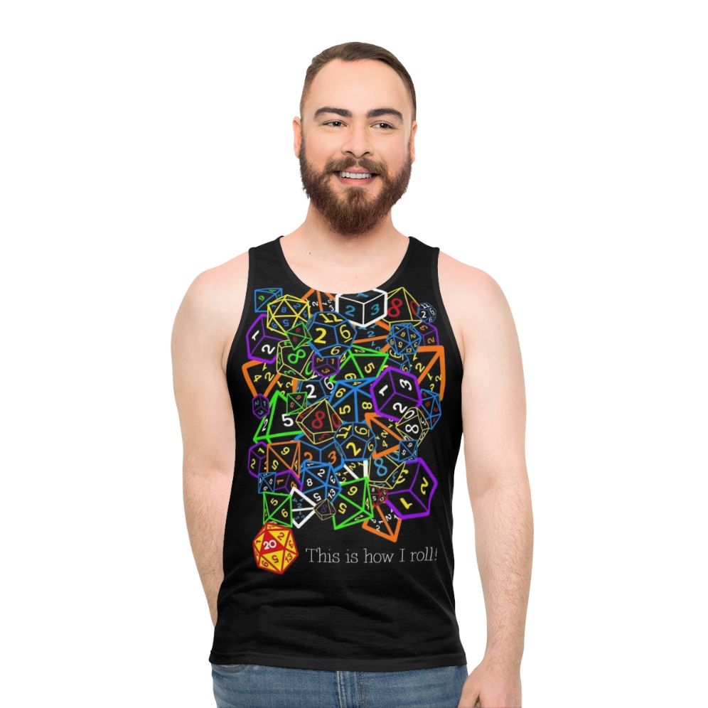 Dungeons and Dragons Dice Unisex Tank Top