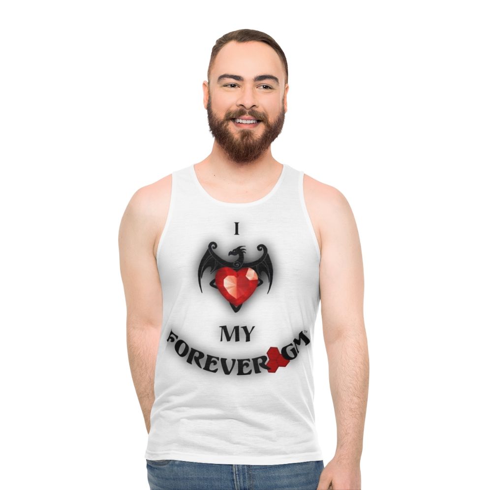 Unisex tank top with Dungeons and Dragons design