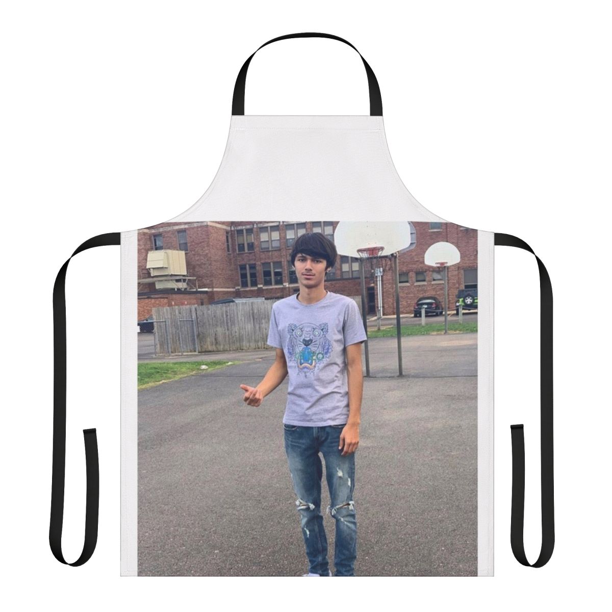 A colorful and protective babytron apron for toddlers and kids