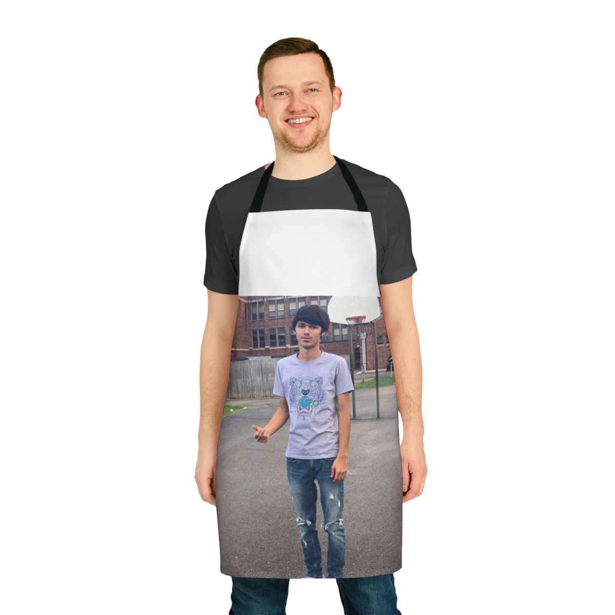 A colorful and protective babytron apron for toddlers and kids