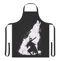 Dark fantasy-inspired warrior apron with Artorias and Sif design