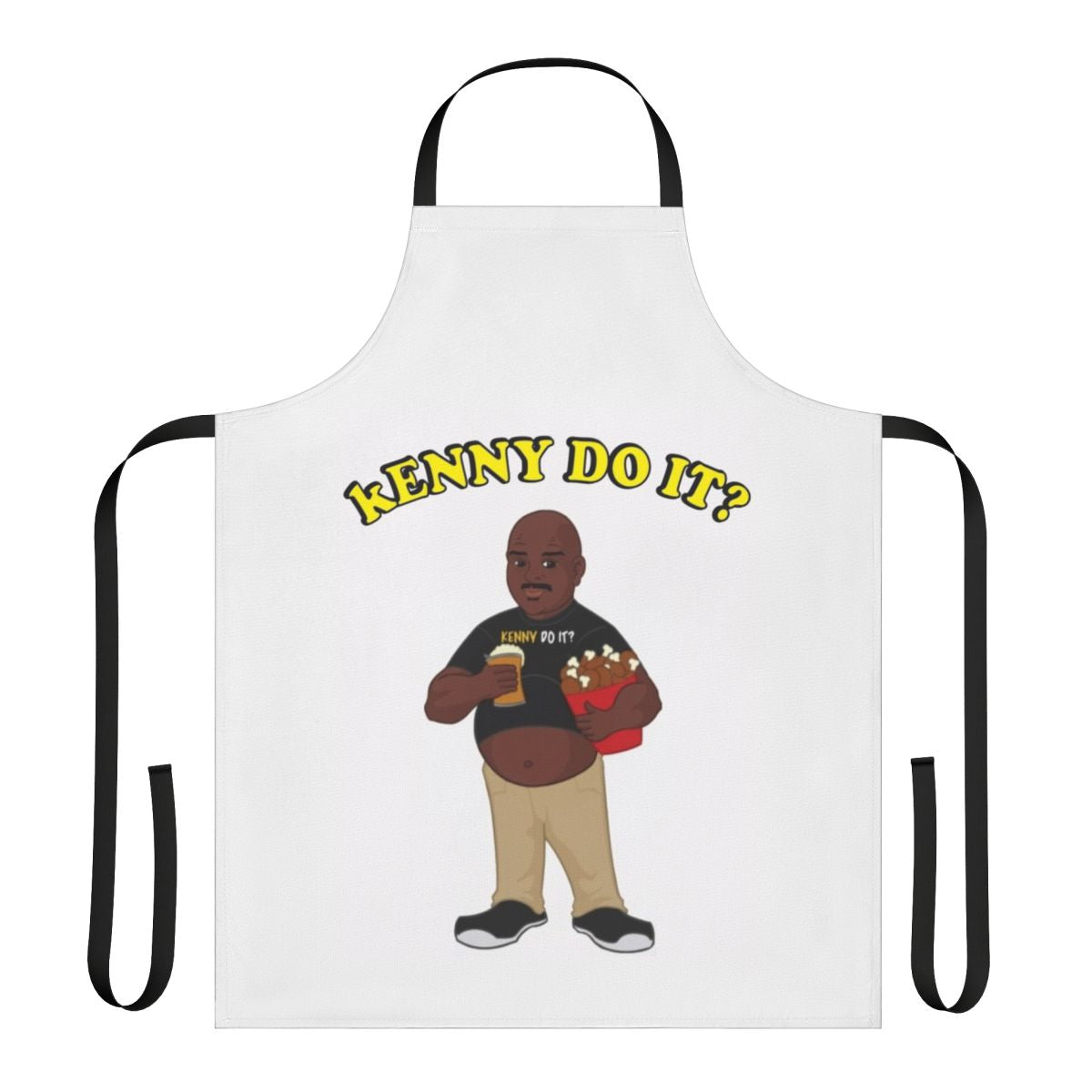 A sturdy, adjustable apron inspired by the popular reality TV personality Kenny Crossley from "Storage Wars"