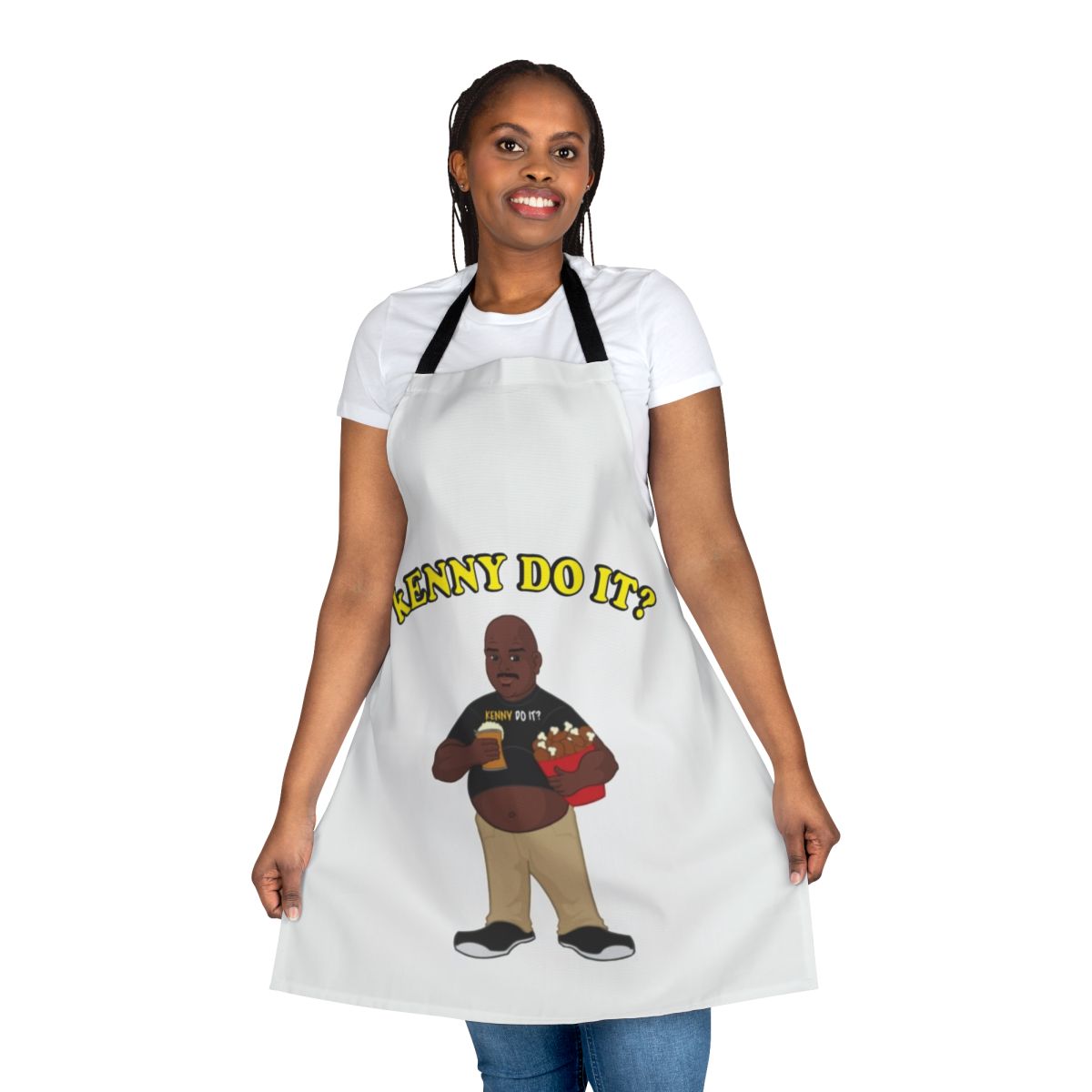 A sturdy, adjustable apron inspired by the popular reality TV personality Kenny Crossley from "Storage Wars"