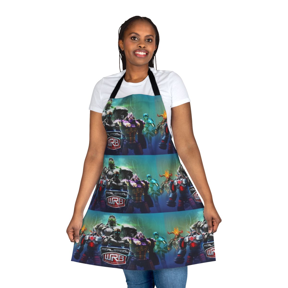 Durable steel apron for passionate video game enthusiasts