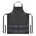 Durable tactical apron with bulletproof jacket-inspired design