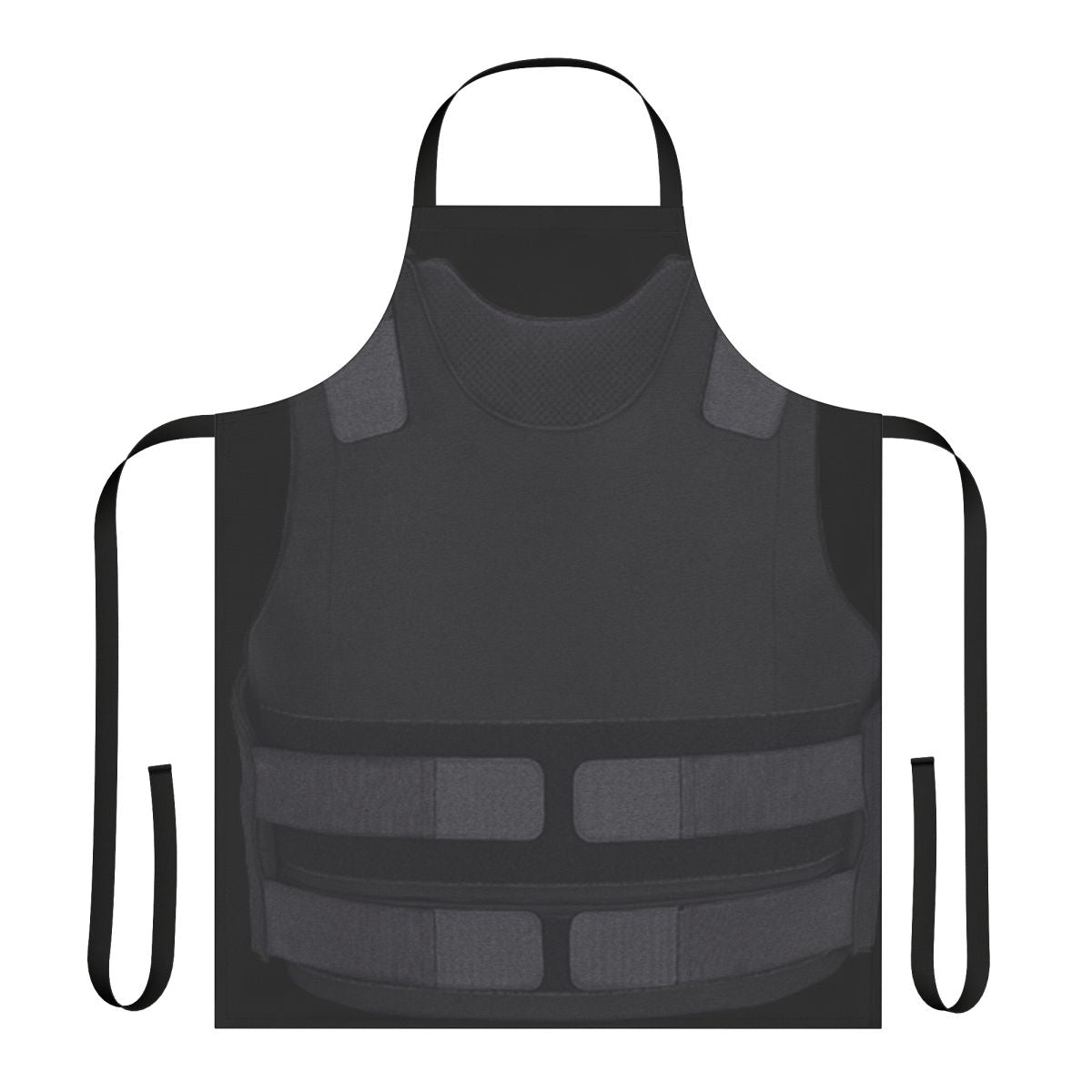 Durable tactical apron with bulletproof jacket-inspired design