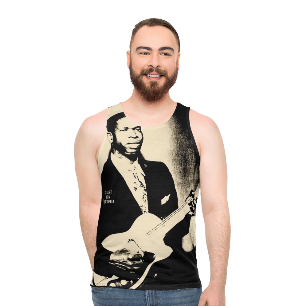 Dust My Broom Blues Guitar Unisex Tank Top
