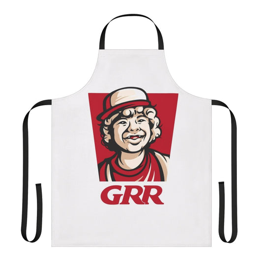 Stranger Things Dustin Grr Parody Design Printed Apron